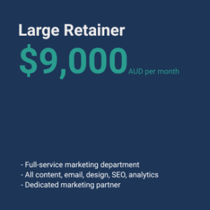 $9,000/month – Full-Service Marketing Department – Strategy, Content, SEO