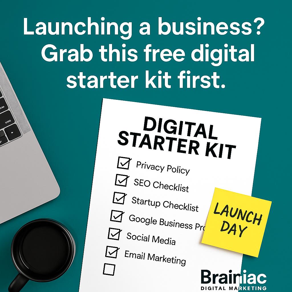 Free digital starter kit checklist for Australian small business owners – Brainiac Digital Marketing